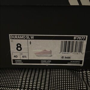 adidas pink Duramo SL W Women's Running Shoes (Box Label)